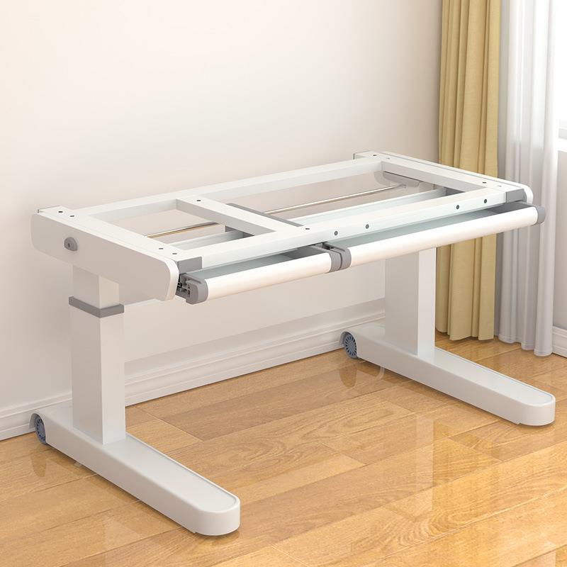 源头工厂一件小学生儿童学习桌书桌架子电动手动手摇升降桌腿