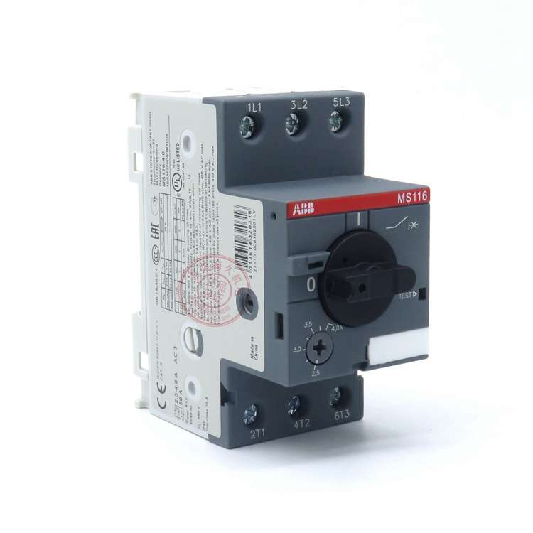 ABB电动机启动器 电动机保护器MS116 - 6.3 1SAM250000R1009