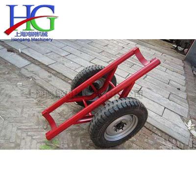 大型石材运输运送车 上置式运赶车 双杆混凝土圆柱形线杆推车