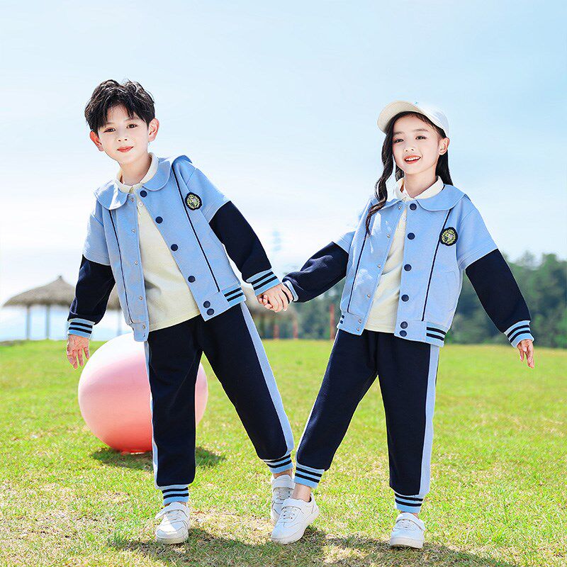 小学生校服三件套装班服儿童运动棒球服秋季新款幼儿园园服春秋装