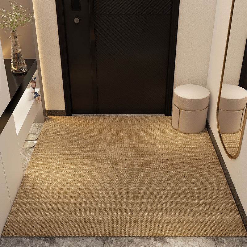 入户门地垫耐脏免洗高级灰客厅地毯门垫进门口家用脚垫可裁剪定制