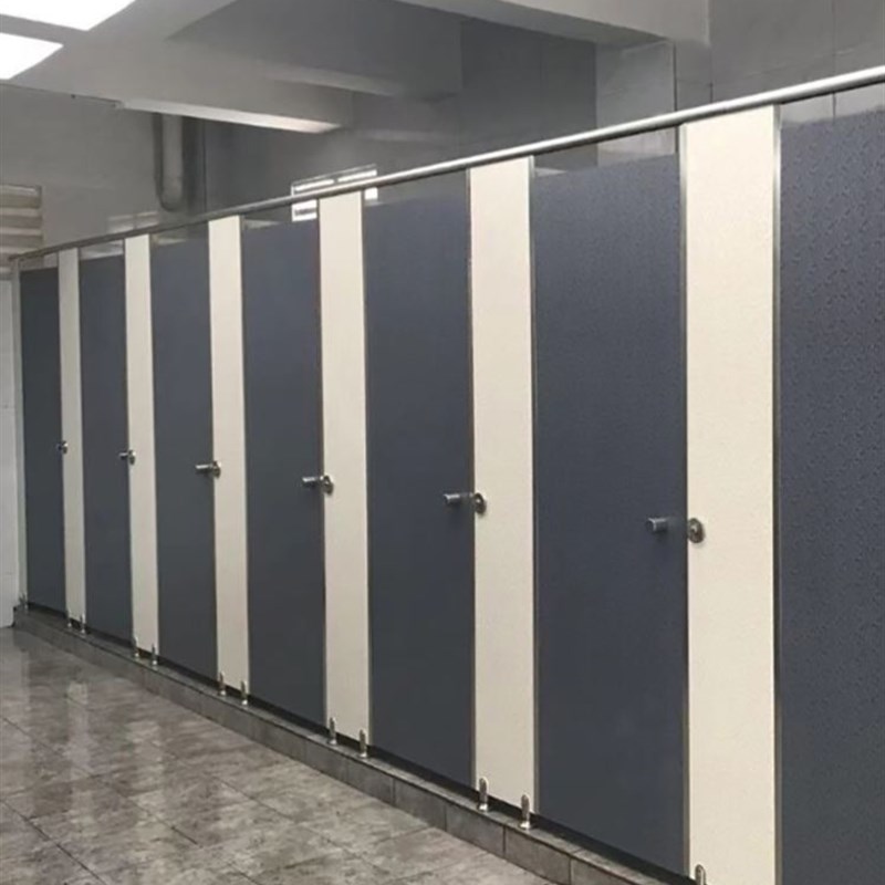 新款公共卫生间隔断板抗倍特板学校隔断板公厕隔断门防水防潮厕所