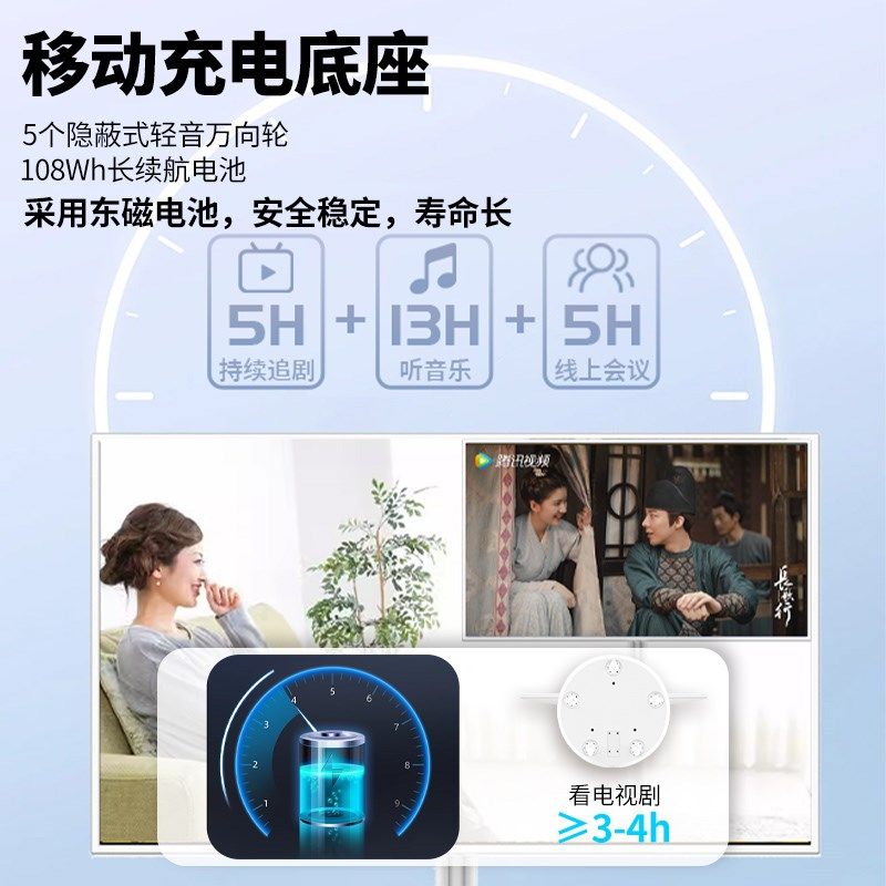 可会议平板4K32移动屏随心触摸闺蜜机米度寸大小舔电视舔健身pro