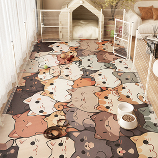 宠物地垫防e抓防水防尿防滑pvc猫咪专用餐垫狗笼睡觉垫凉垫可裁剪