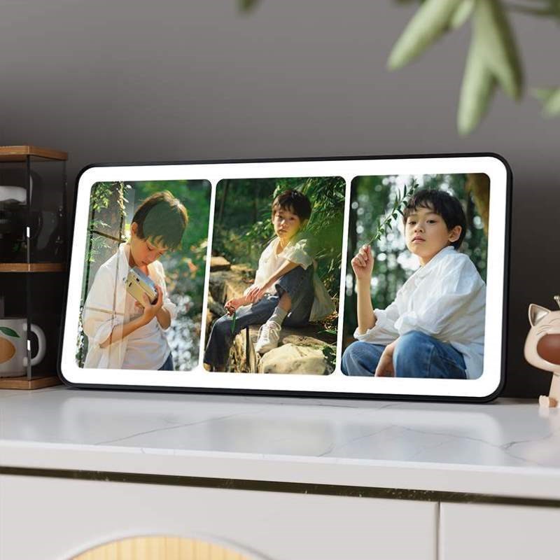 相框7定制宝宝照片相框6小水晶摆台10精致寸画框做成洗照片儿童