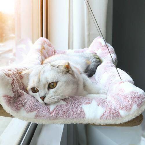 爆款四季宠物窝用品吸r盘猫咪吊床窗台挂式猫吊床可拆洗猫窝