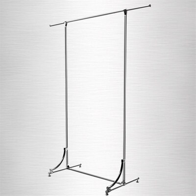 促销晾衣架落地不锈钢单杆式置地晾晒架晒衣架加厚伸缩凉衣挂衣架