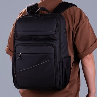 书包男双肩包男款电脑背包商务牛津布高级感大容量学生旅行包帆布