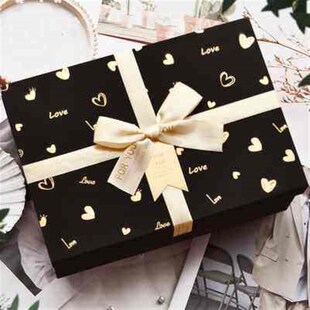 礼盒空盒红色礼物盒礼盒包装盒小号生日盒子送女朋友仪式感礼品盒