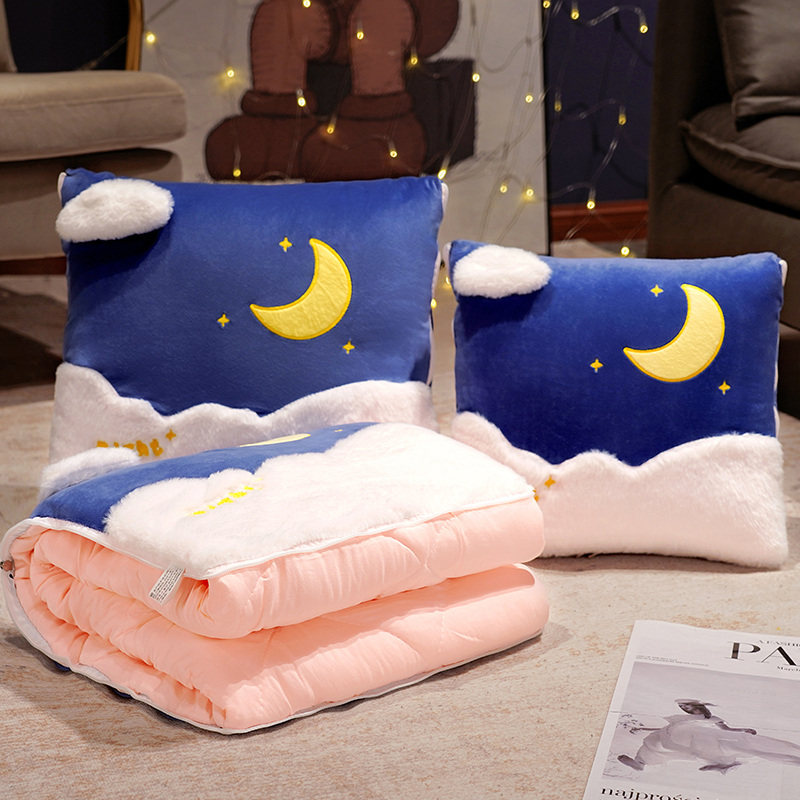 夏季抱枕被子两用办公室午睡小毯子二合一汽车用抱枕靠垫纯棉折叠,居家布艺,抱枕被,淘宝优惠券,粉丝福利购,淘宝优惠卷