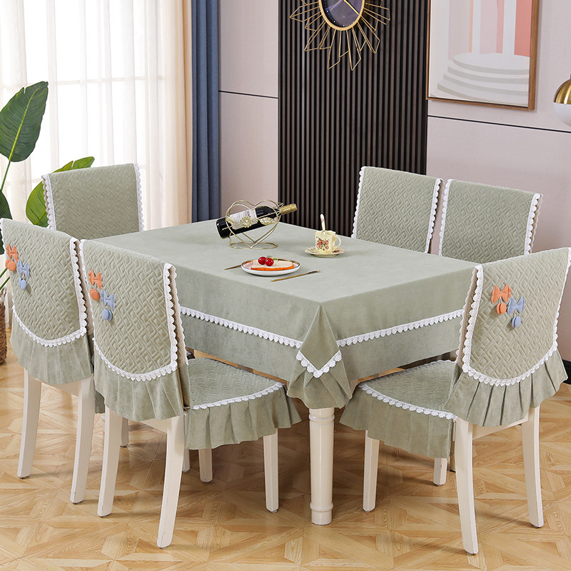 餐桌布椅套椅垫套装茶几圆桌长方形布艺餐桌椅子套罩现代简约家用,居家布艺,桌布,淘宝优惠券,粉丝福利购,淘宝优惠卷