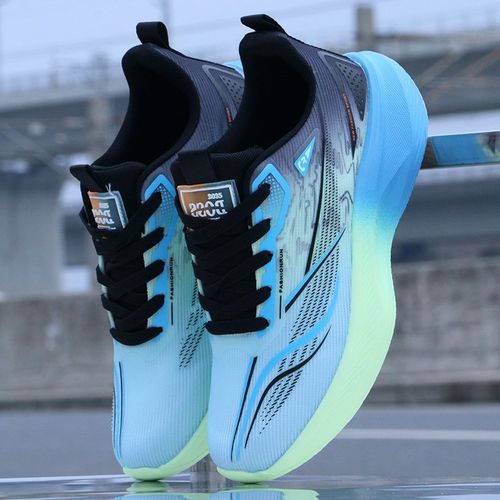 男女鞋跑步鞋男2025夏季新款网面透气运动鞋男士轻便减震情侣鞋子