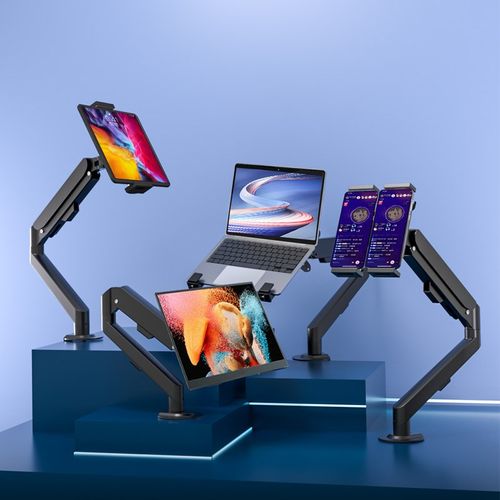 多功能桌面支架手机平板显示器笔记本便携屏多用diy组合机械臂架