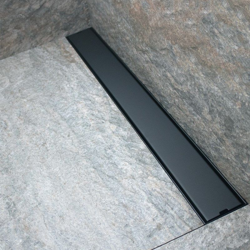 隐形镶砖黑色地漏 防臭卫生间淋浴房排水槽条型加长条形304不锈钢,家装主材,地漏,淘宝优惠券,粉丝福利购,淘宝优惠卷