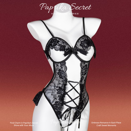 性感蕾丝情调连体睡衣镂空透视情侣纯欲风露背吊带内衣女