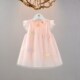 新款 女童无袖 连衣裙2025夏季 女宝宝洋气公主裙礼服婴儿童背心裙子