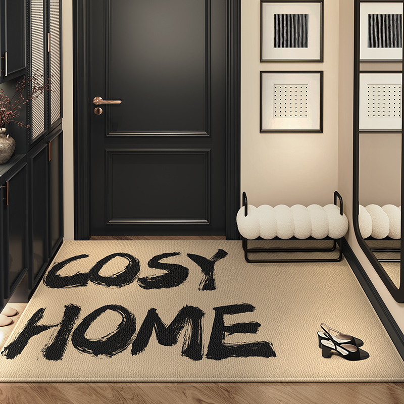 入户门地垫进门玄关门口门垫脚垫免洗可擦高级简约可裁剪耐脏地垫
