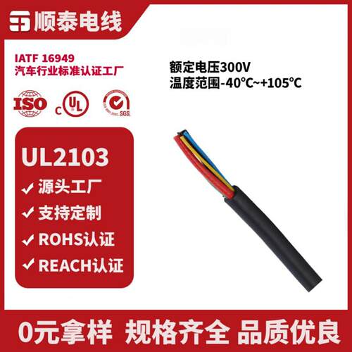 美标UL2103PVC多芯控制电缆300V