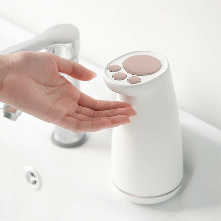 跨境自动感应泡沫洗手液机 家用洗手台USB充电给皂器泡泡皂液器
