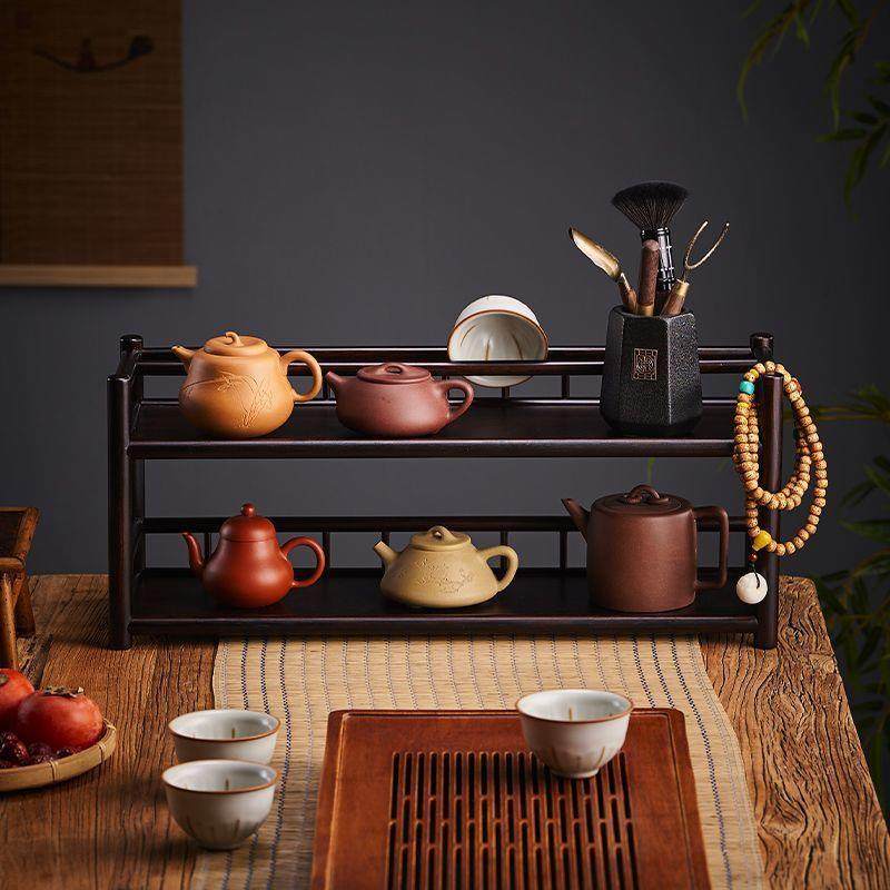 桌面收纳架小博古架桌上置物架茶杯茶具茶壶摆放架小型竹制茶架,鲜花速递/花卉仿真/绿植园艺,割草机/草坪机,淘宝优惠券,粉丝福利购,淘宝优惠卷