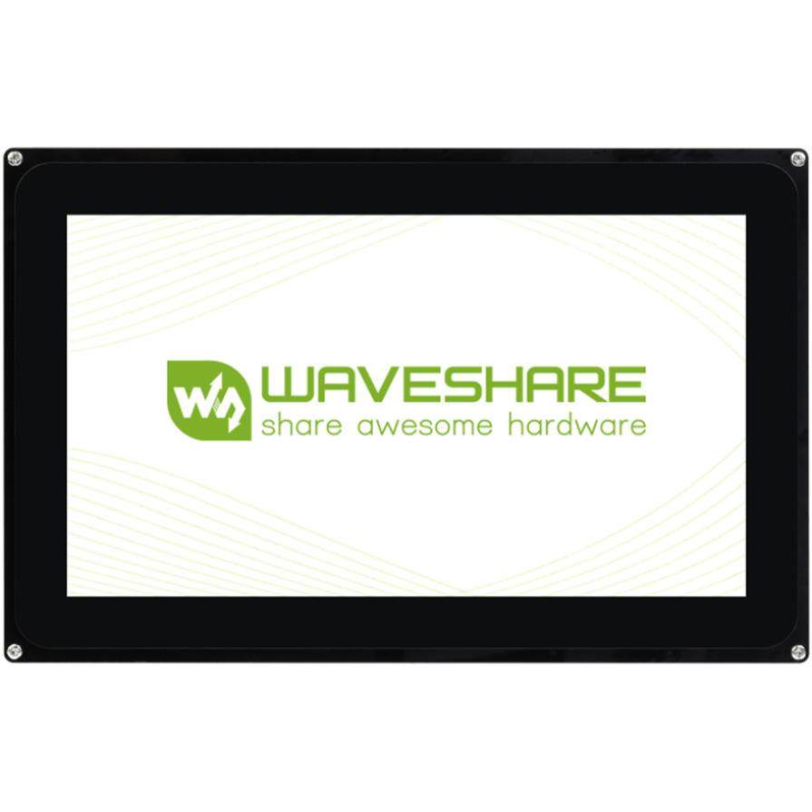 微雪10.1寸电容触摸屏1024×600钢化玻璃面板IPS显示屏RGB接口