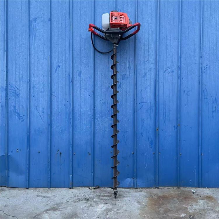 手扶轻便地钻挖坑机加长钻杆栽水泥桩打洞机木桩挖坑机工程钻眼机