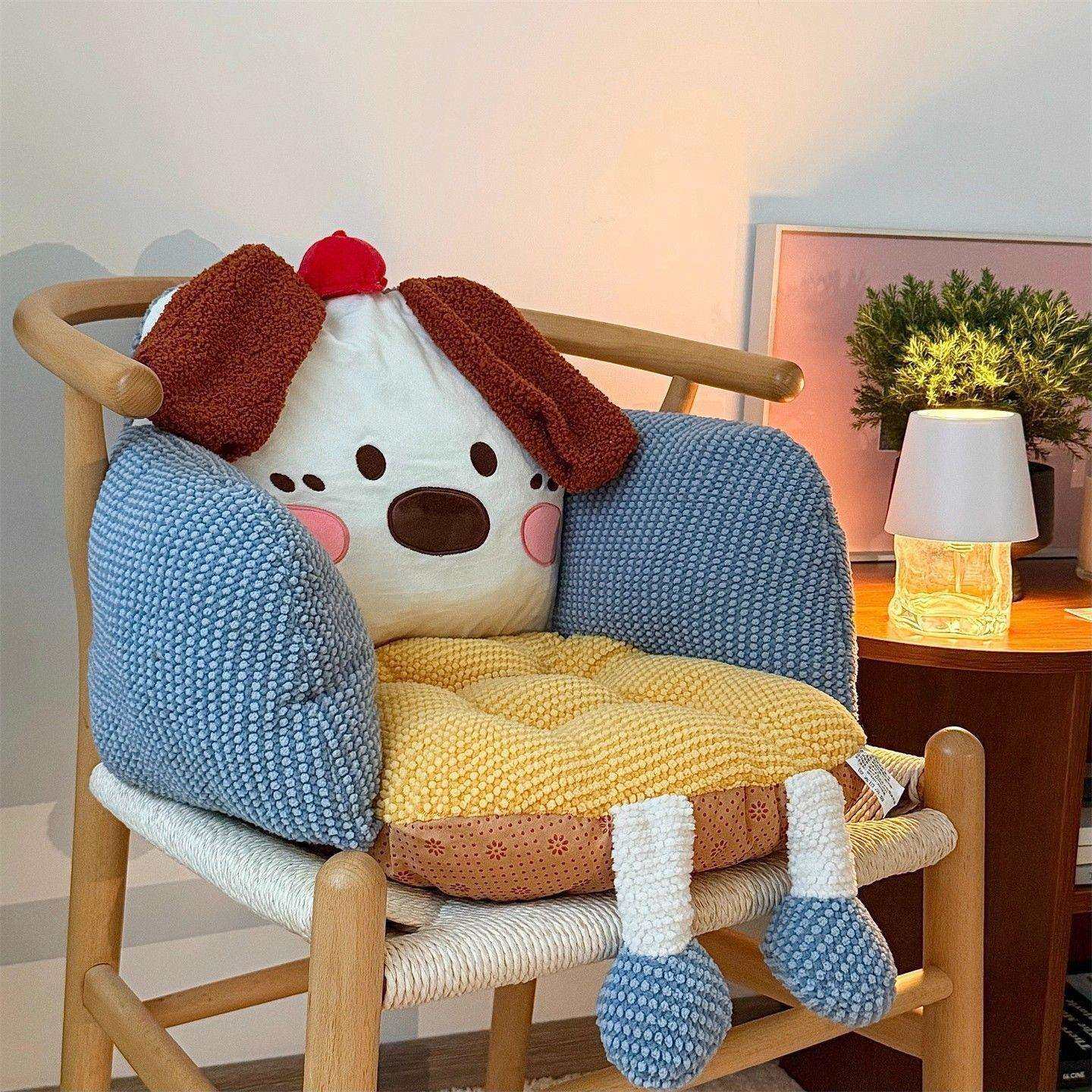 坐垫泡芙屁股垫坐靠椅子软垫学生宿舍车载小狗办公室可爱一体垫,标准件/零部件/工业耗材,车间地垫,淘宝优惠券,粉丝福利购,淘宝优惠卷