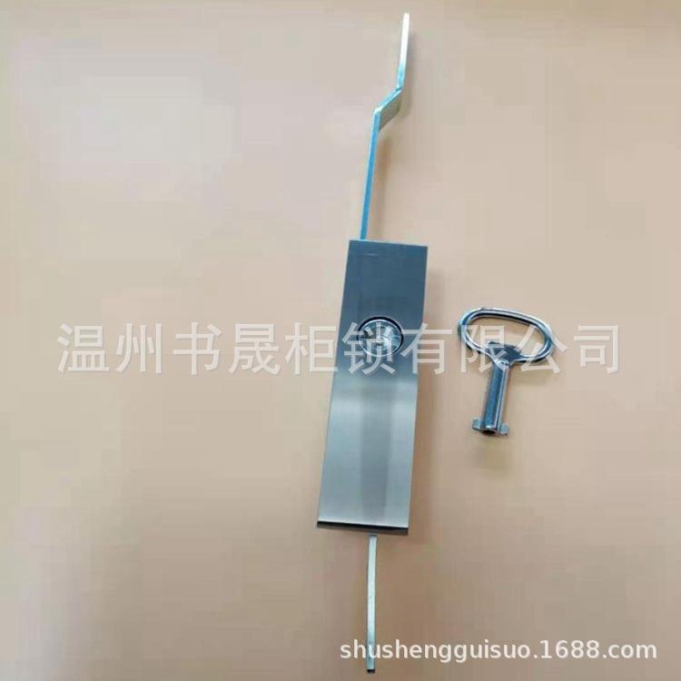 MS821SUS304不锈钢威图柜门锁 不锈钢控制柜天地拉杆连杆锁