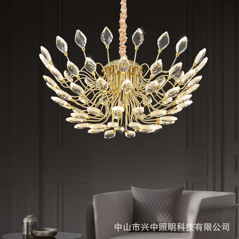 法式轻奢客厅吊灯现代简约大气餐厅卧室创意个性设计师款豪华灯具