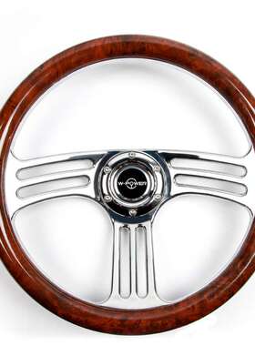 厂家直销14寸黑色汽车方向盘汽车三幅支架通用steering wheel