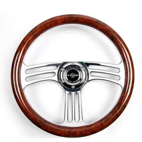 厂家直销14寸黑色汽车方向盘汽车三幅支架通用steering wheel