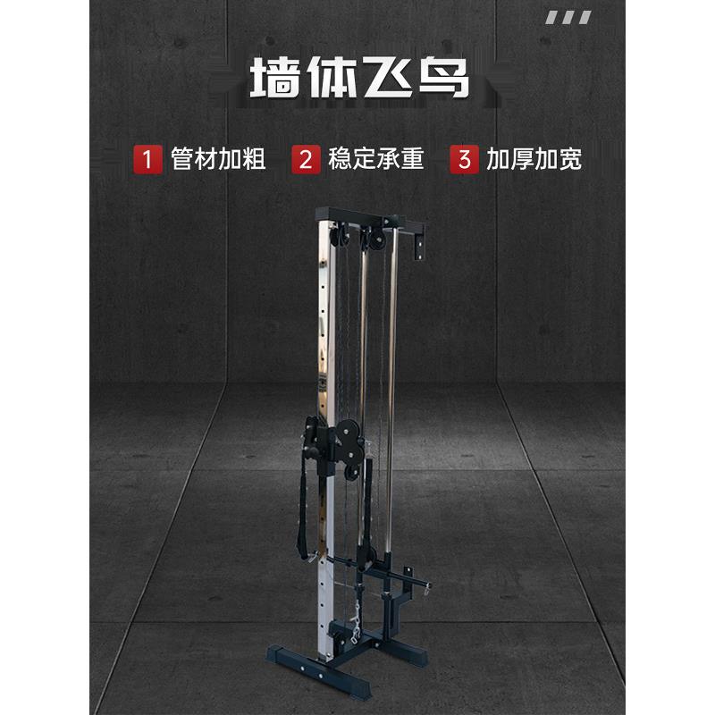 墙体大飞鸟小飞鸟高位下拉宽背肩夹胸肱三头肌综合健身肌肉训练器