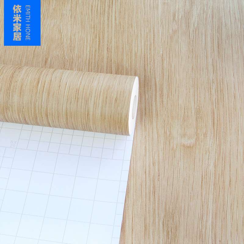 韩版PVC木纹贴纸自粘墙纸壁纸展柜家具翻新加厚导气槽贴膜HMD9059