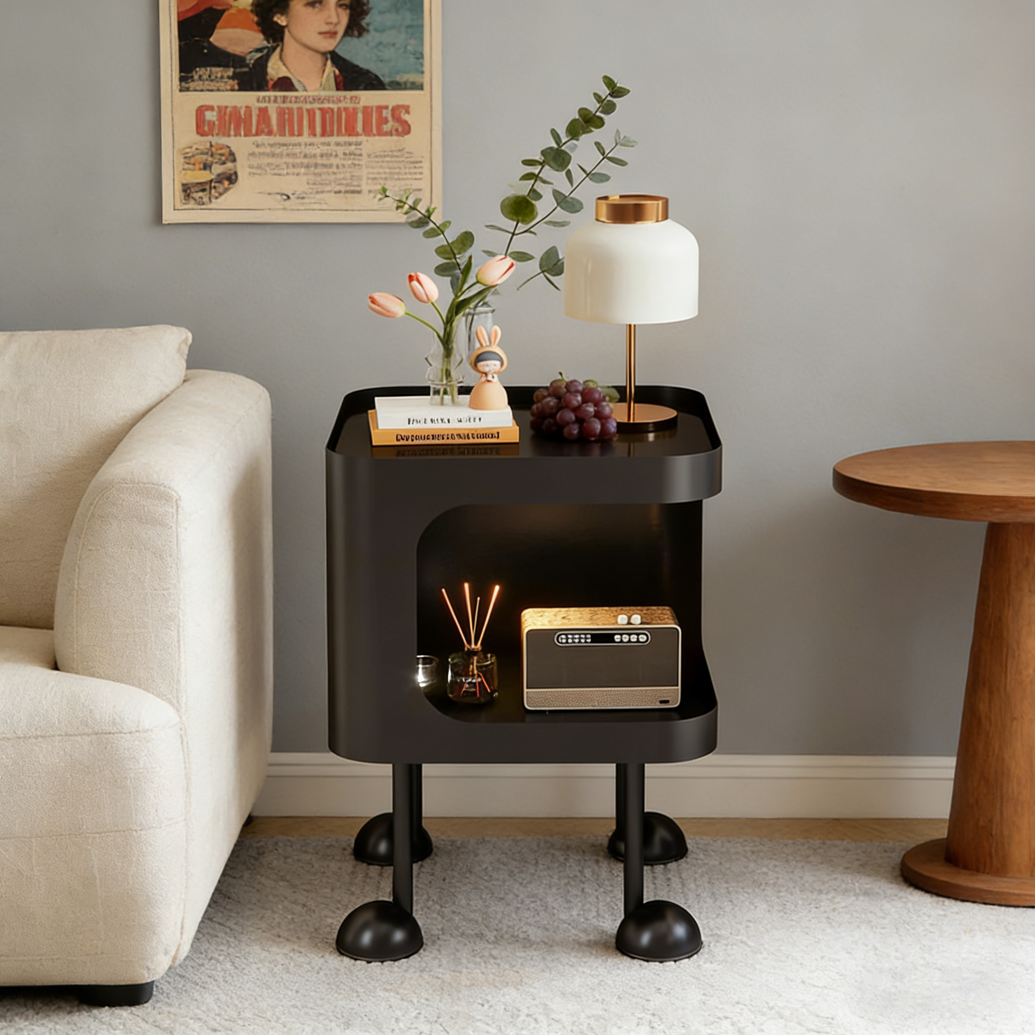 创意沙发边柜2026新款边几床头侧边柜茶几置物架艺术小边几桌子,住宅家具,角几/边几,淘宝优惠券,粉丝福利购,淘宝优惠卷