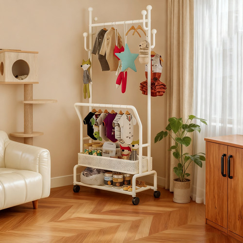 宠物狗狗衣服衣帽架多功能可移动