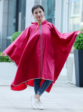 斗篷雨衣男女韩国时尚成人户外徒步旅游骑行单人电动车雨衣雨披