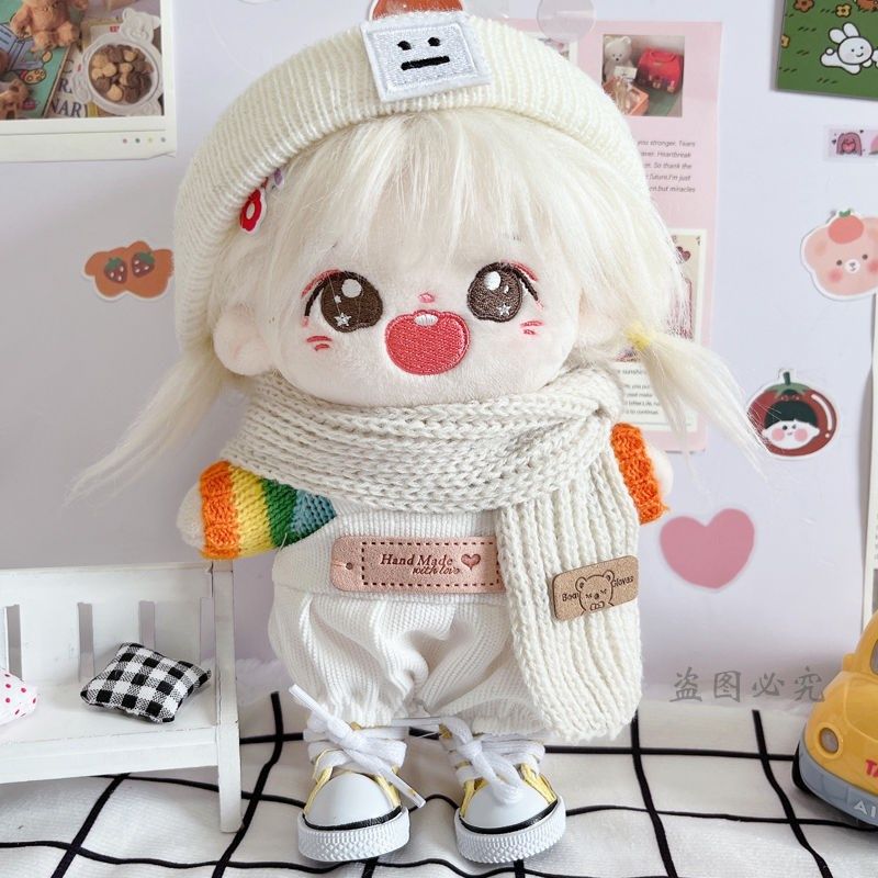 20cm娃衣现货胖胖体可穿围巾毛衣毛线帽20厘米棉花娃娃公仔衣服,模玩/动漫/周边/娃圈三坑/桌游,棉花娃娃/毛绒玩具娃衣,淘宝优惠券,粉丝福利购,淘宝优惠卷