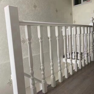 实木楼梯扶手立柱简约走廊护栏中式围栏栏杆起步将军大柱配件M2