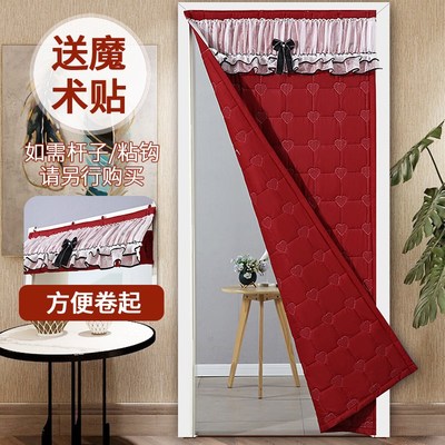 冬季棉门帘加厚夹棉家用空调门帘保暖保温挡风防风隔断帘防寒新品