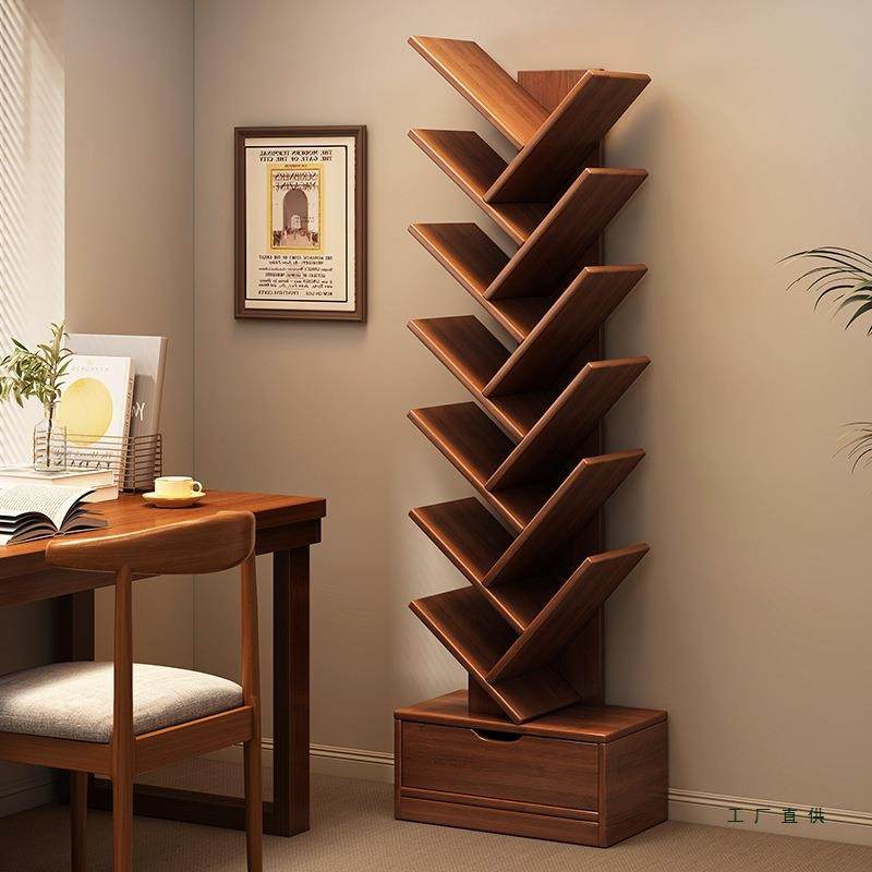 实木书架创意树形落地置物架家用客厅收纳架墙角书柜儿童储物柜,鲜花速递/花卉仿真/绿植园艺,割草机/草坪机,淘宝优惠券,粉丝福利购,淘宝优惠卷