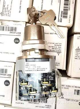 Allen-Bradley 800T-H33A2 钥匙开关现货