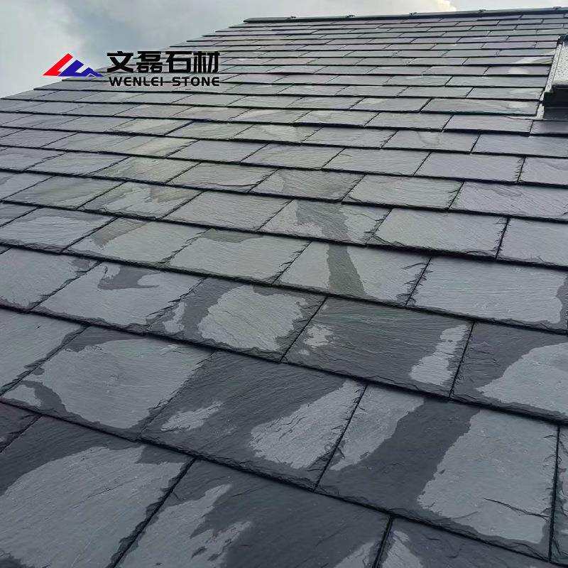 九江青石板瓦板0.6-0.8厚矩形瓦片弧形石材工厂文化石源头工厂
