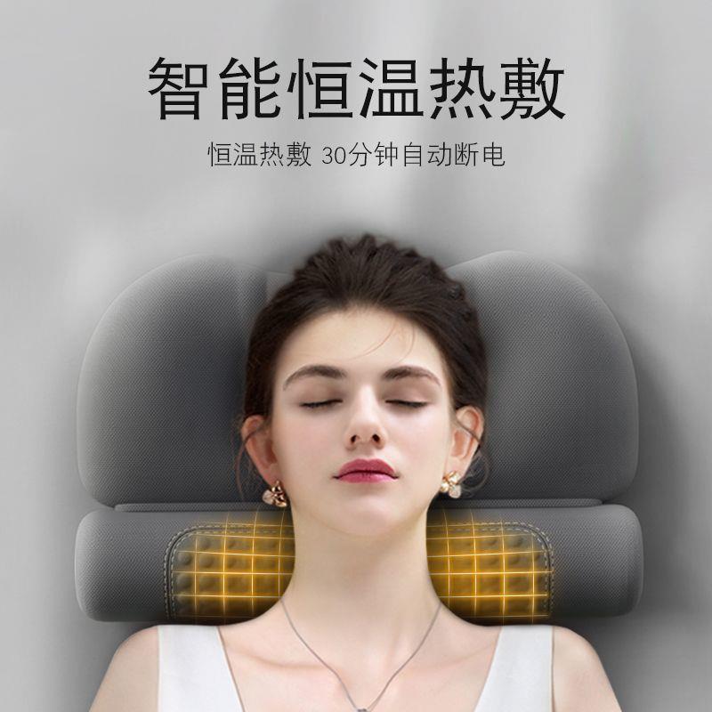 艾草热敷颈椎枕头护劲椎助睡眠睡觉用圆柱加热护颈枕记忆纤维