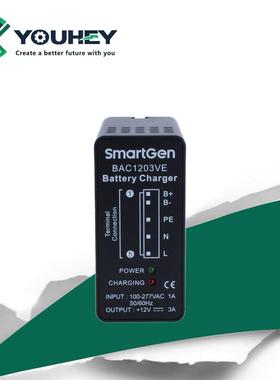 BAC1203VE 迷你型蓄电池充电器 Smartgen 铅酸电池自动浮充充电器