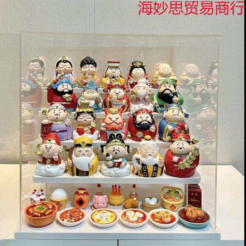 各路小神仙摆件全套位位五路财神爷一整套装饰品风水招财发财