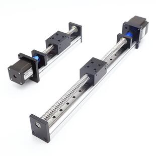 直线滑台模组微型42/57步进电机滑台小型折返滚珠丝杠数控垒德株