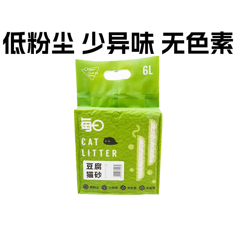 畅享优品原味豆腐猫砂6L装