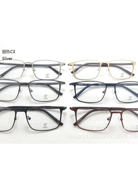 门店补货专用 金属眼镜架钢片眼镜架NICE ECHA P9284