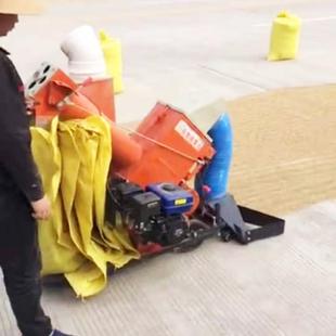 自走式吸粮机绞龙式粮食收集机水稻小麦谷子汽油机动力粮食收集机