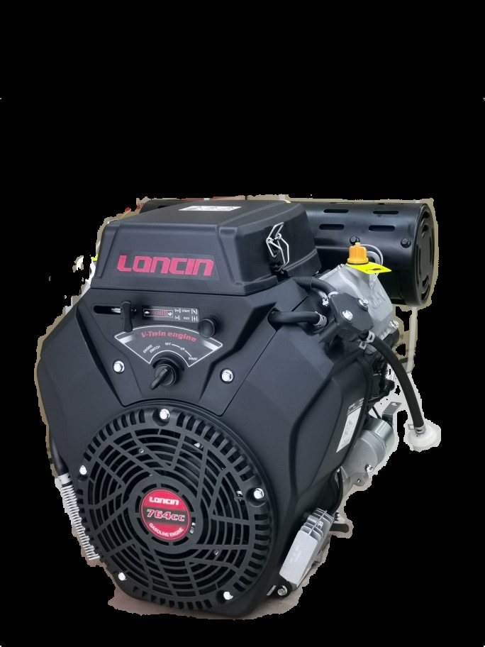 隆鑫双缸汽油发动机loncin764CCLc2v80FD船用高速插秧机农机抽沙